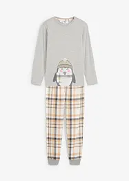 Kinder Pyjama mit Flanellhose  (2-tlg. Set), bonprix