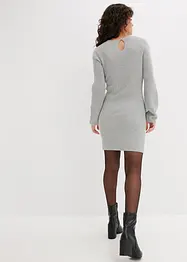 Robe en maille avec découpes, bonprix