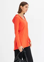 Longshirt mit Kapuze, bonprix