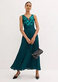 Chiffonkleid mit Pailettenstickerei, bonprix