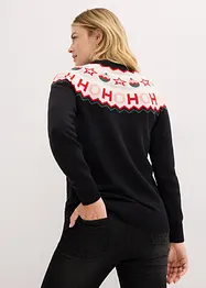 Pullover mit Weihnachtsmotiv, bonprix