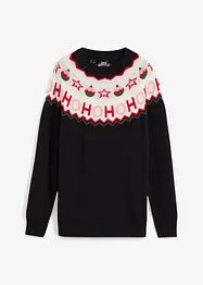 Pull avec motif de Noël, bonprix