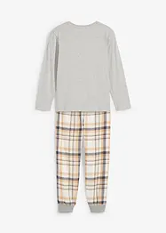 Kinder Pyjama mit Flanellhose  (2-tlg. Set), bonprix