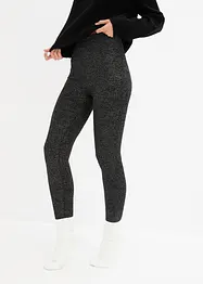 Thermo Leggings aus Glitzergarn, bonprix