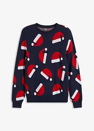 Pull de Noël avec polyester recyclé, bonprix