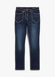 Jean droit extensible taille haute, bonprix