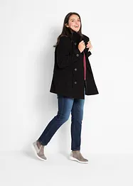 Jean droit extensible taille haute, bonprix