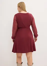 Umstandskleid / Stillkleid mit Spitzenärmeln aus nachhlatiger Viskose, bonprix