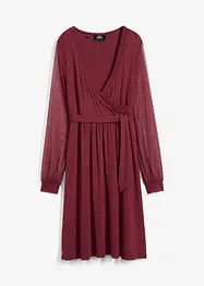 Robe de grossesse et d'allaitement en viscose avec manches en dentelle, bonprix