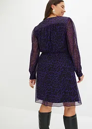 Robe imprimée en mesh, bonprix