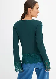 Pull à dentelle, bonprix