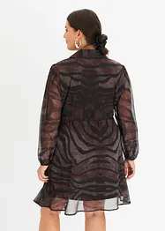 Robe imprimée en crêpe, bonprix