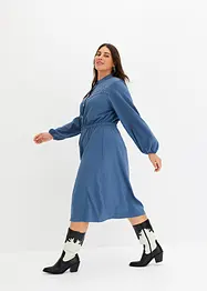 Robe midi à rivets, bonprix