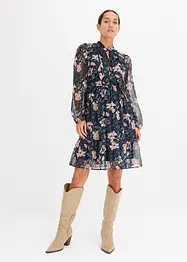 Robe imprimée en crêpe, bonprix