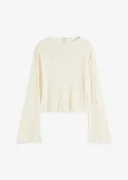 Rippshirt aus reiner Baumwolle, bonprix