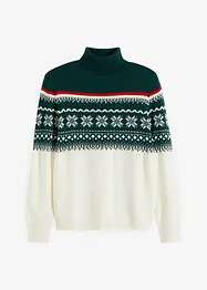 Norweger-Pullover mit Rollkragen, bonprix