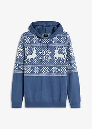 Norweger-Pullover mit Kapuze, bonprix