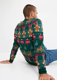 Pull à motif de Noël, bonprix