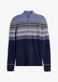 Pull norvégien à col montant, bonprix