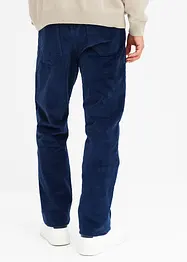 Pantalon droit Relaxed Fit en velours côtelé, doublé en flanelle, bonprix