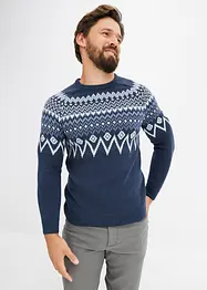 Norweger-Pullover mit recyceltem Polyacryl, bonprix