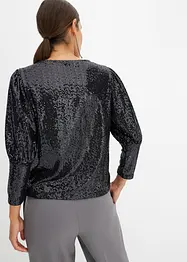 T-shirt à sequins, bonprix