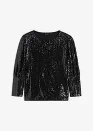 T-shirt à sequins, bonprix