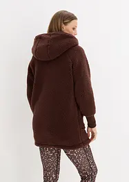 Teddy-Fleece Jacke, Oversized, bonprix