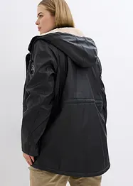 Veste de pluie avec doublure peluche en matière imperméable, bonprix