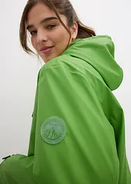 Veste de pluie avec doublure peluche en matière imperméable, bonprix