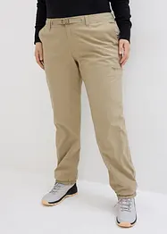 Pantalon fonctionnel à doublure polaire et poches, imperméable, bonprix