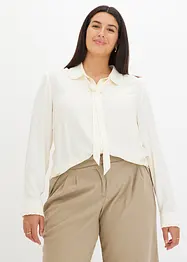 Bluse mit Rüschenkragen, bonprix