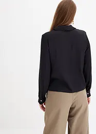 Bluse mit Rüschenkragen, bonprix