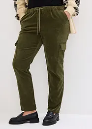 Pantalon taille élastiquée en velours côtelé, bonprix