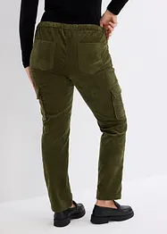 Pantalon taille élastiquée en velours côtelé, bonprix