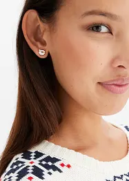 Boucles d'oreille (ens. 8 pces.), bonprix