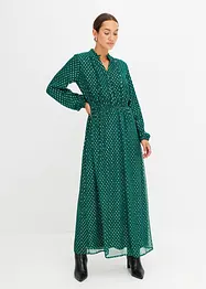 Robe longue à effet brillant, bonprix