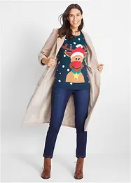 Pull de Noël en fine maille, bonprix