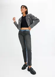 Jean Straight, taille basse, style color block, bonprix