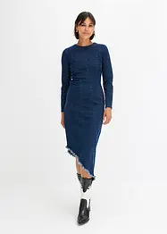 Robe en jean asymétrique, bonprix