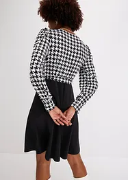 Robe courte avec jupe en matière néoprène, bonprix