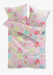 Bettwäsche mit Patchwork Print, bonprix