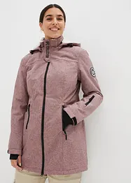 wasserdichte Funktions-Outdoor-Longjacke mit Teddyfleece, bonprix
