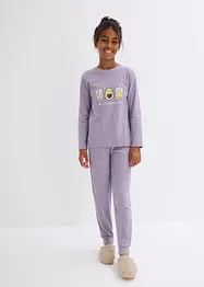 Mädchen Pyjama mit Bio-Baumwolle (4-tlg. Set), bonprix