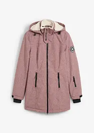 wasserdichte Funktions-Outdoor-Longjacke mit Teddyfleece, bonprix