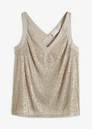 Top à sequins, bonprix