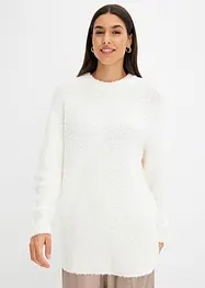 Pull oversize en maille bouclette, bonprix