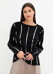 Pull côtelé, bonprix