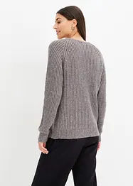 Pull en grosses mailles avec fil brillant, bonprix