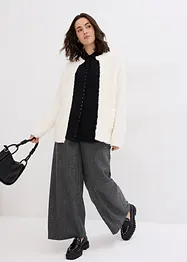 Chemisier avec manchettes à strass, bonprix